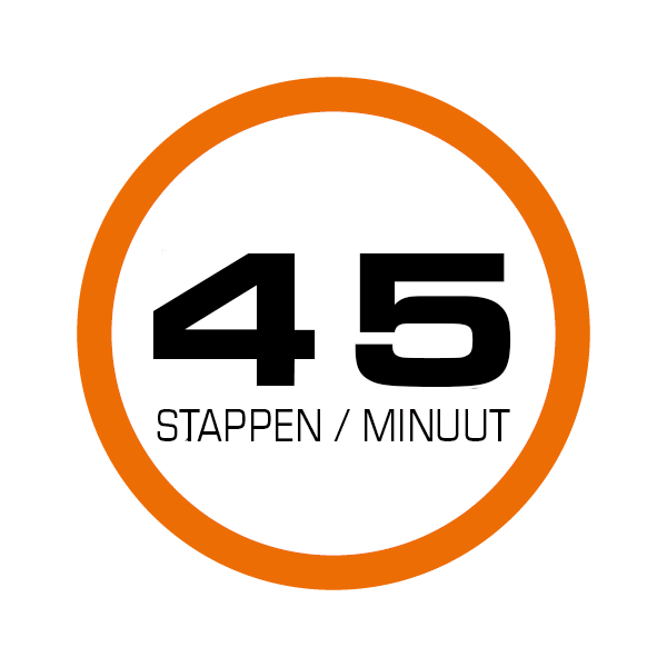 45 Stufen / Minute